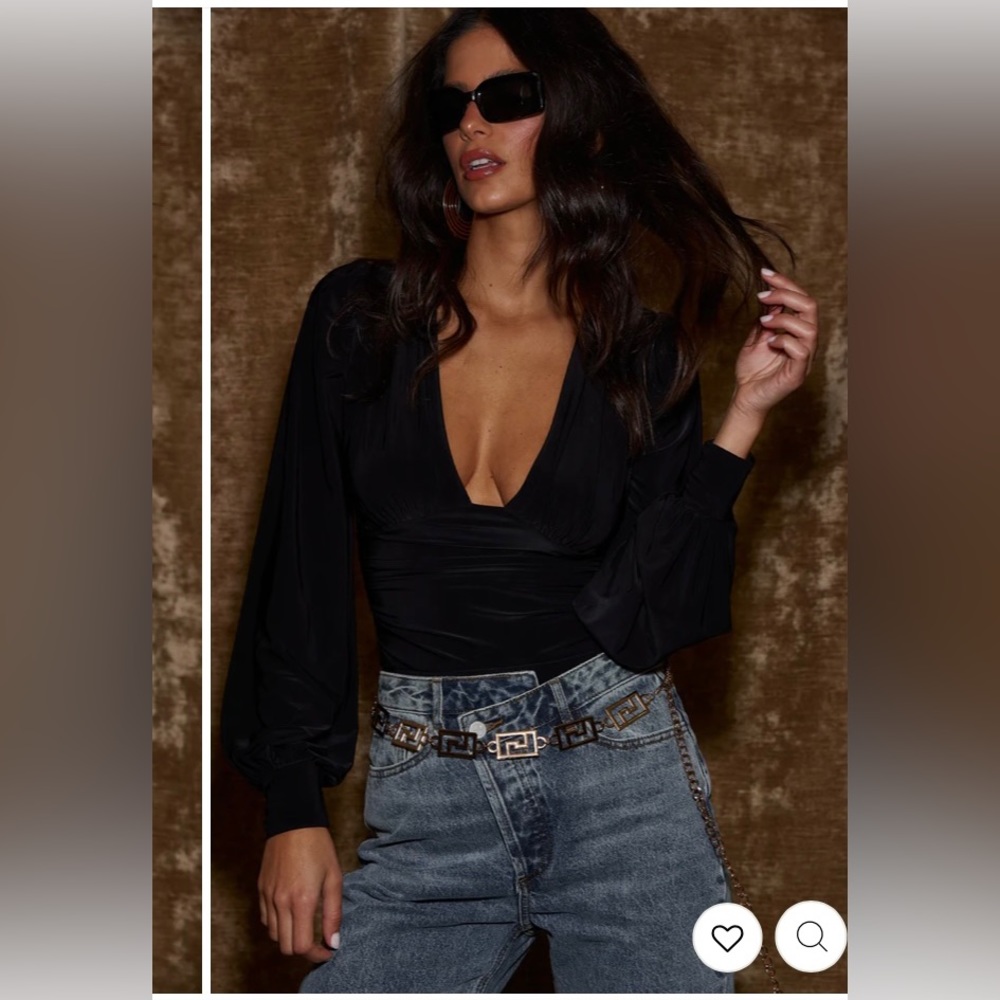 12th tribe Cyndi long sleeve bodysuit , brand new with tags